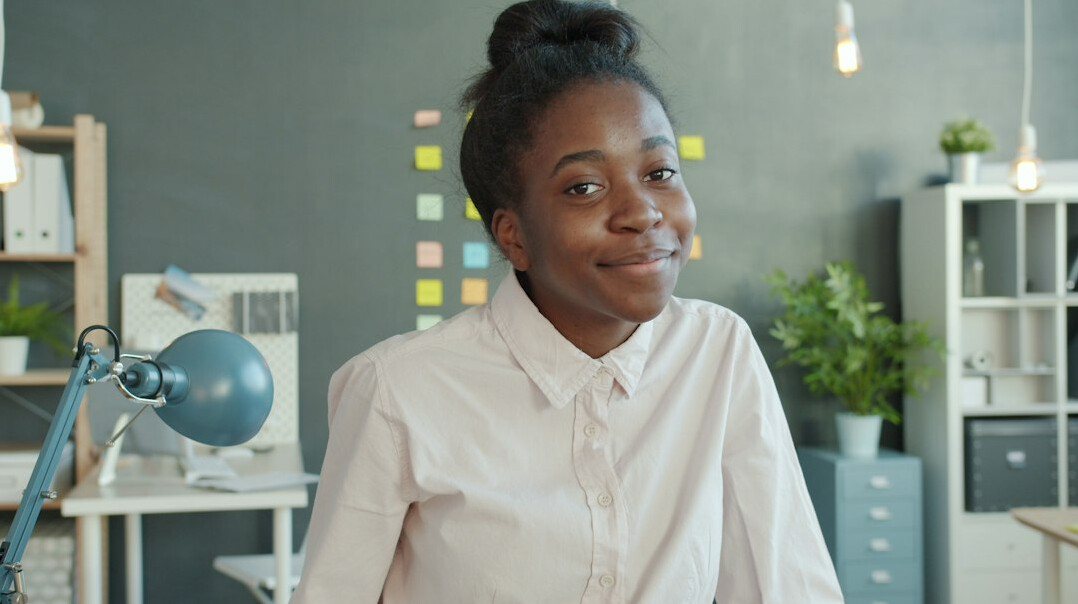 business professional smiling