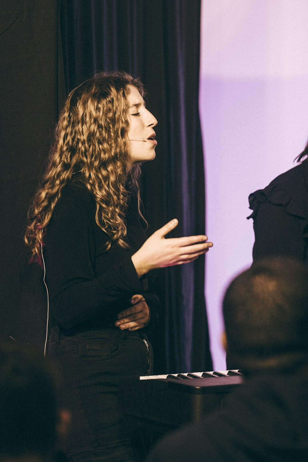 woman leading presentation