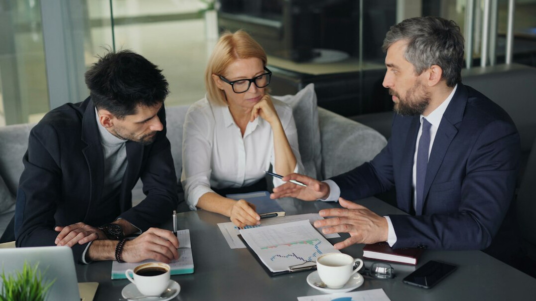 business negotiation table