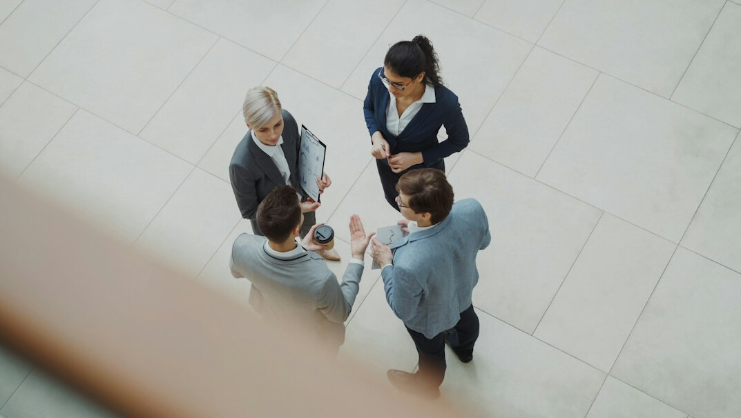 business team meeting discussion