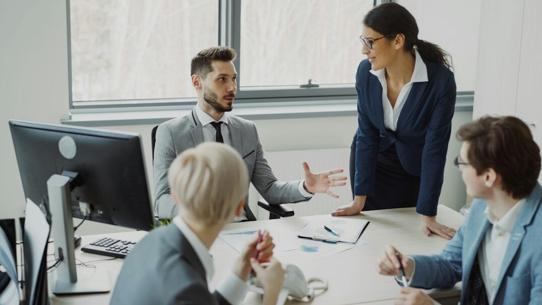 business negotiation table